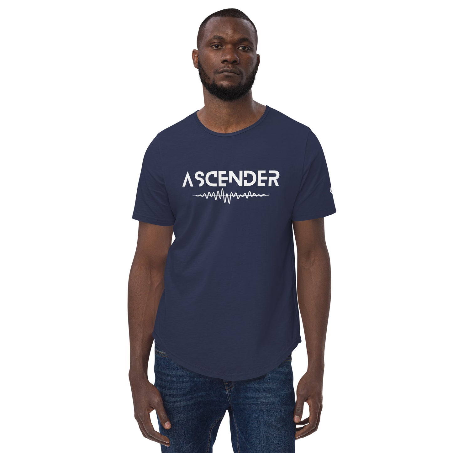 Ascender Frequency Men's Curved Hem T-Shirt