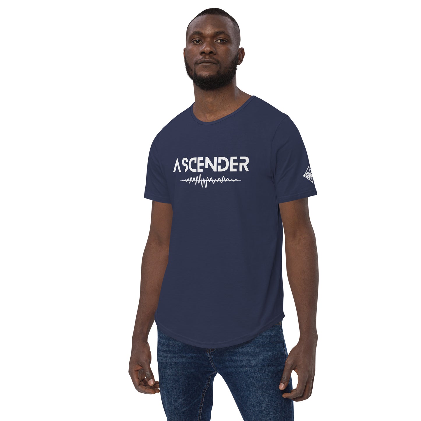 Ascender Frequency Men's Curved Hem T-Shirt